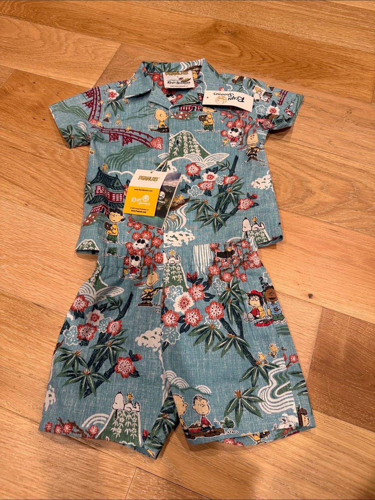 reyn spooner Kids Matching Set – snoopy peanuts 12-18 months