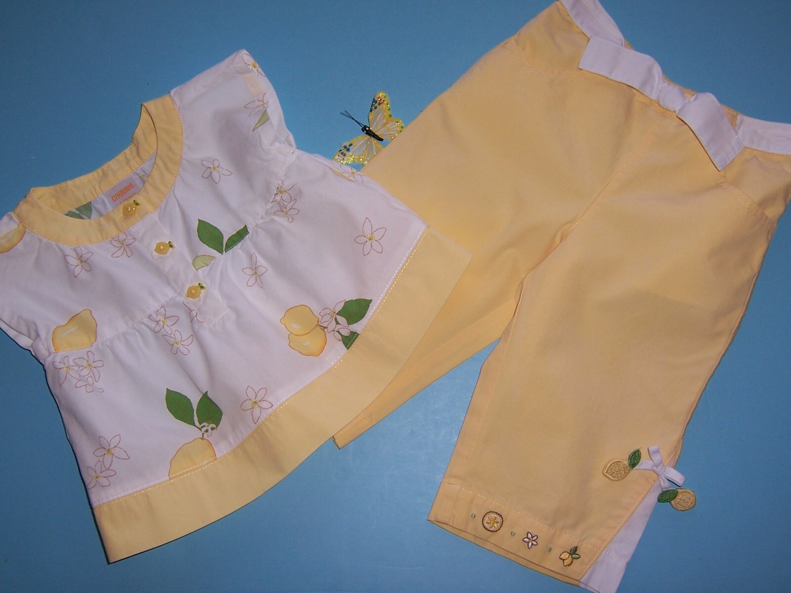 Gymboree girls “LEMON TREE” 3 PC SET…6-12mth…2006 TAG