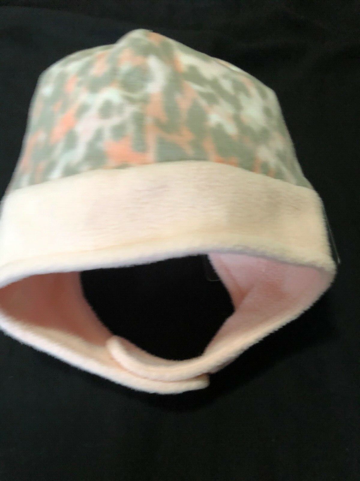 Nike Baby Girl Hat with hook and loop straps, Pink and Gray, Size Toddler