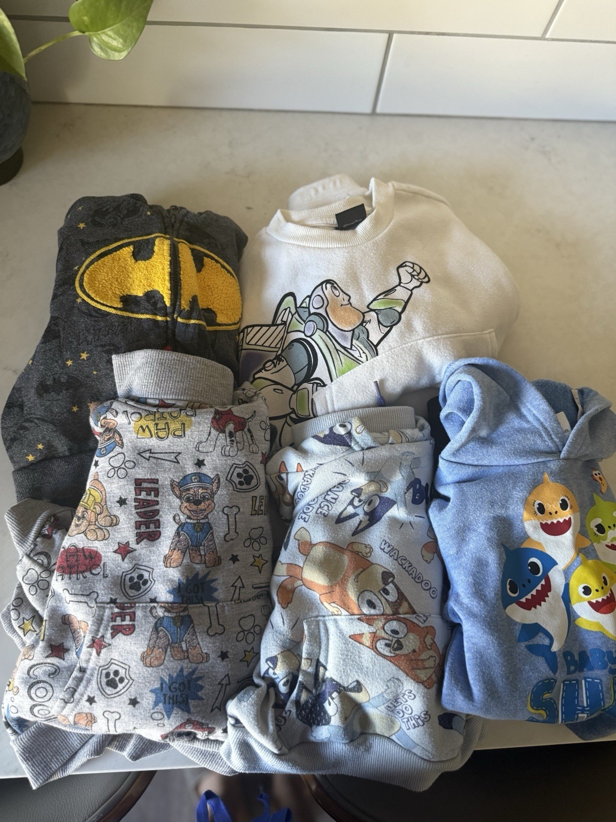 Boys 2T Cartoon Character Matching Sets