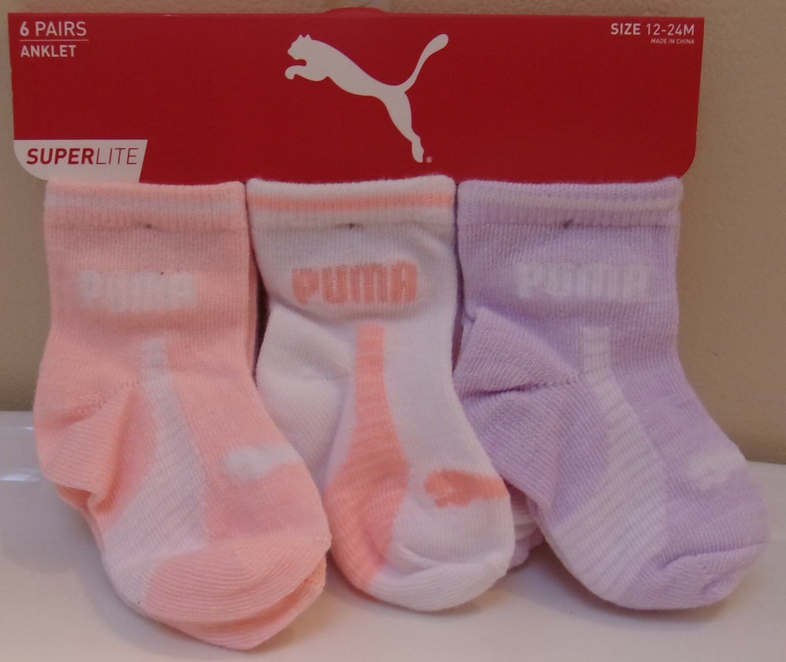 PUMA 3-piece Bodysuit Outfits 12 Months & PUMA Socks (12-24 Months) #1 NEW $55