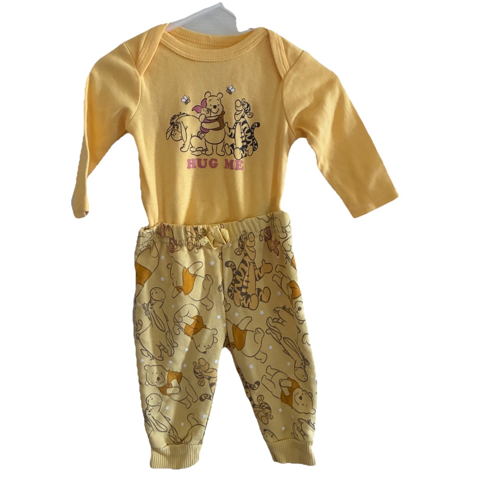Disney Baby 2 Piece Unisex Winnie the Pooh Set- 3-6 Months