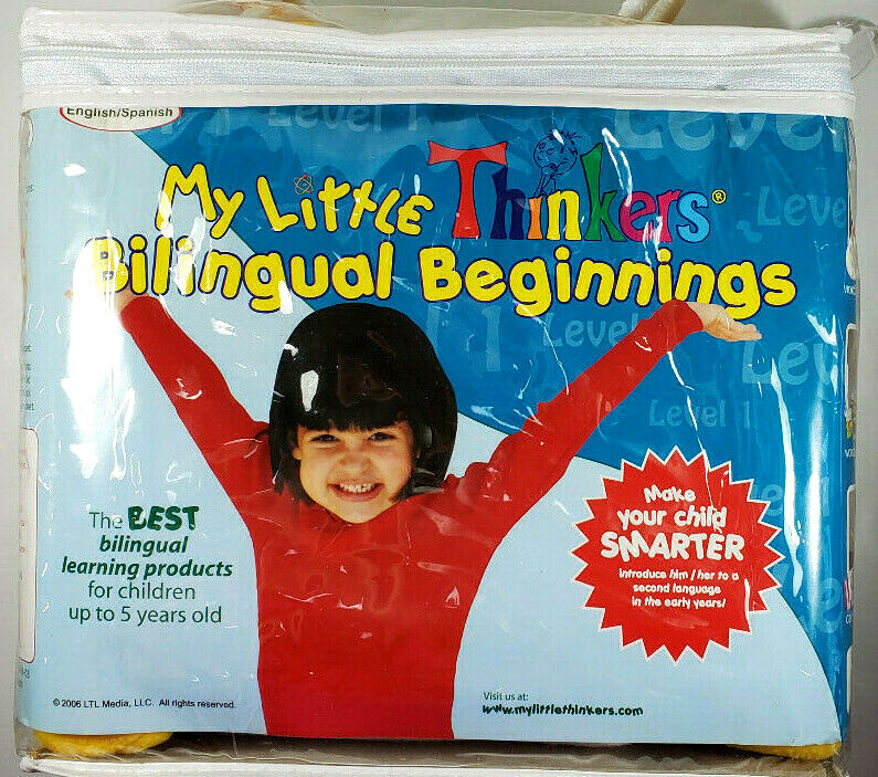 Bilingual Beginnings My Little Thinkers Learning Set 3 Board Books, DVD, Puppet