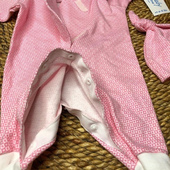 New 6-8 Pounds Newborn Romper Outfit 2Pc Infant Baby Girl Babies Infants Girls