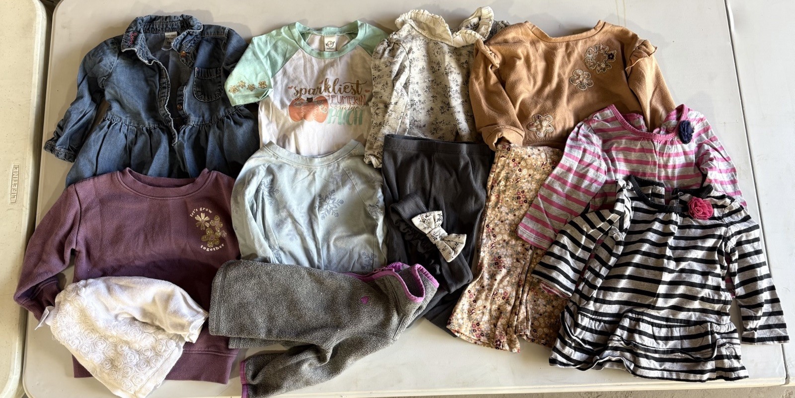 13 piece baby girl bundle; 18 months; winter, fall, spring