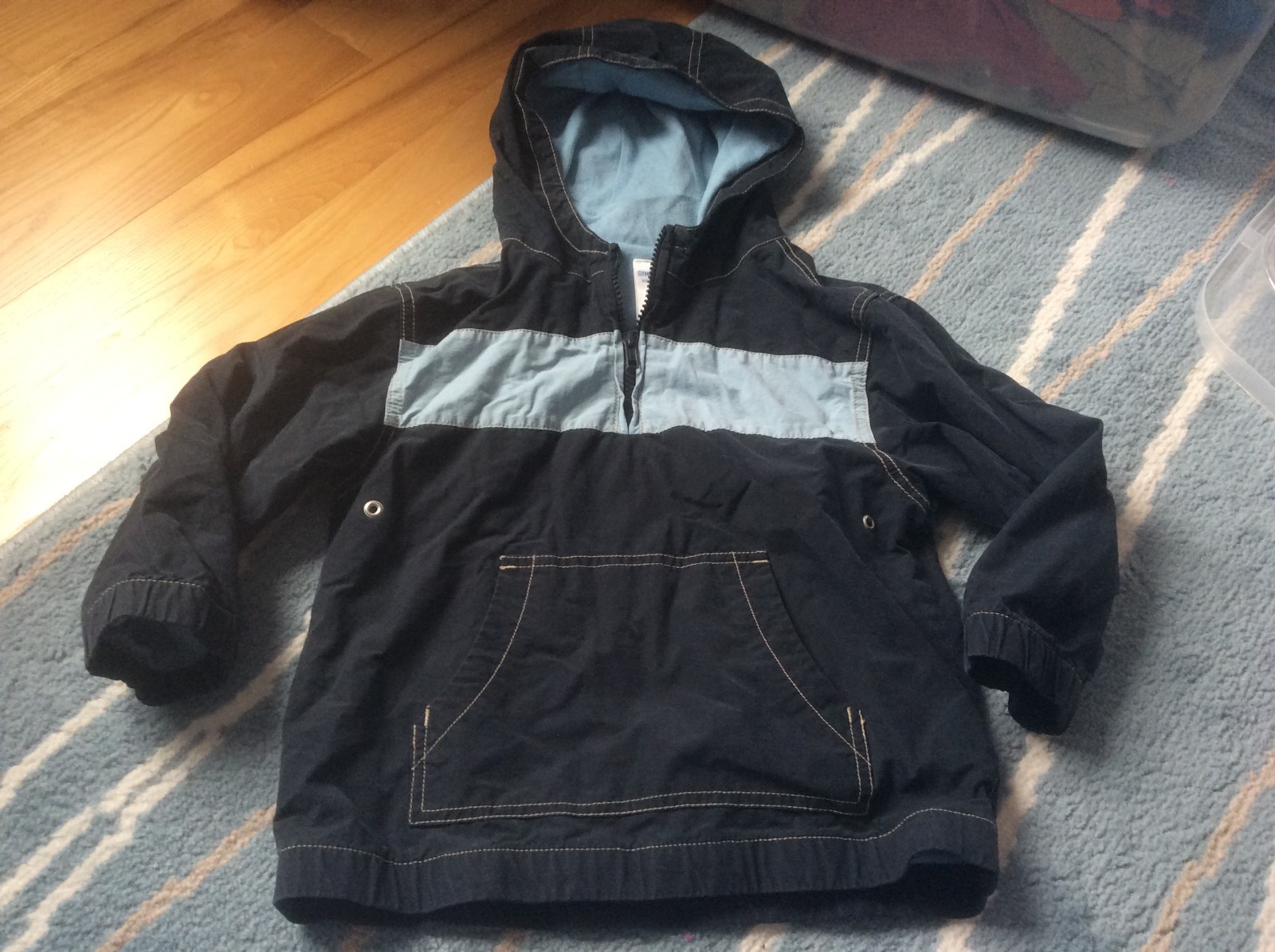 Gymboree 2-pc navy hooded pull-over jacket and matching jeans, Size 3T/3/4