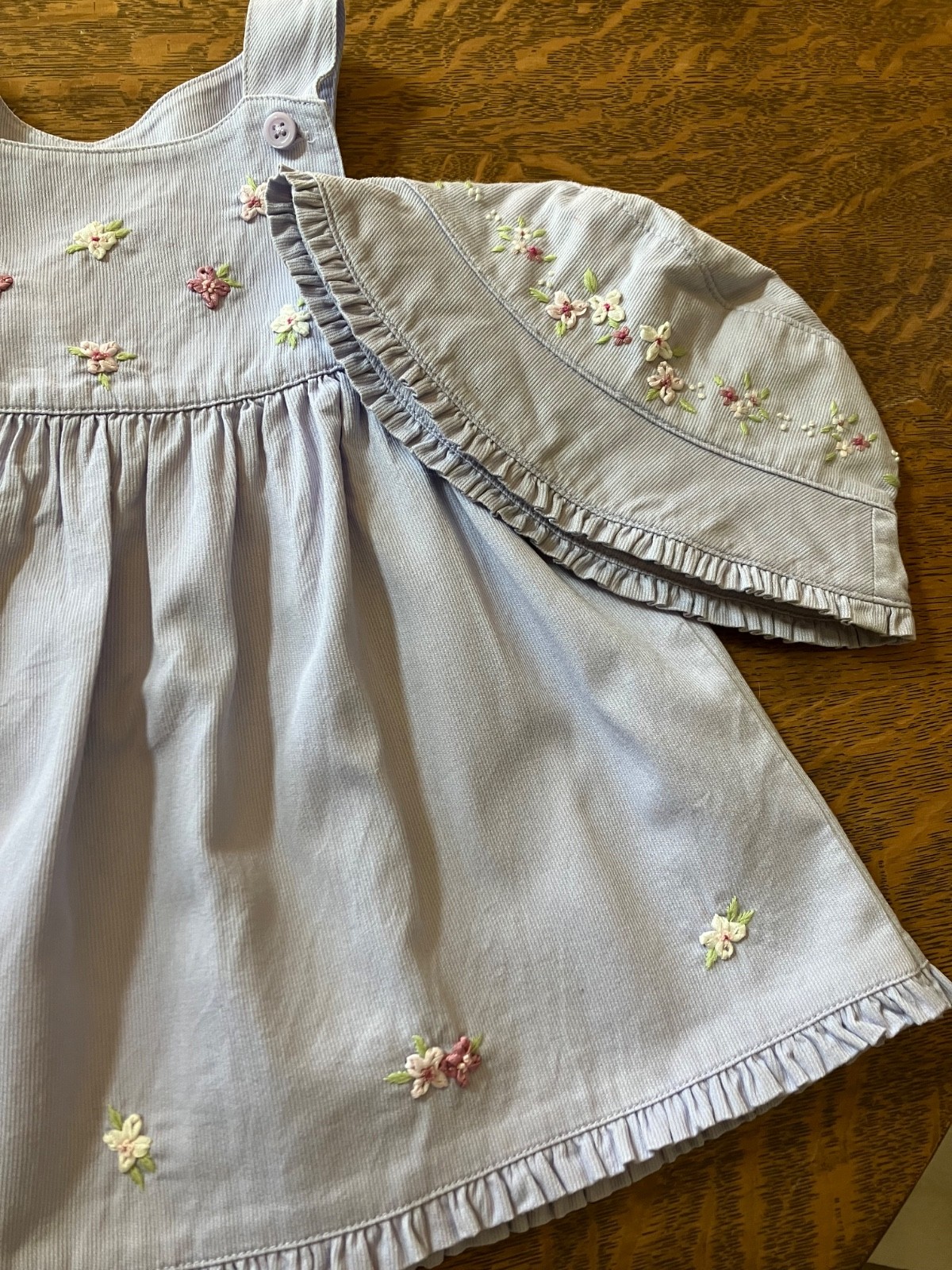 Gymboree 2002 Flower Baby sweater dress dc bloomers bodysuit hat 6-12