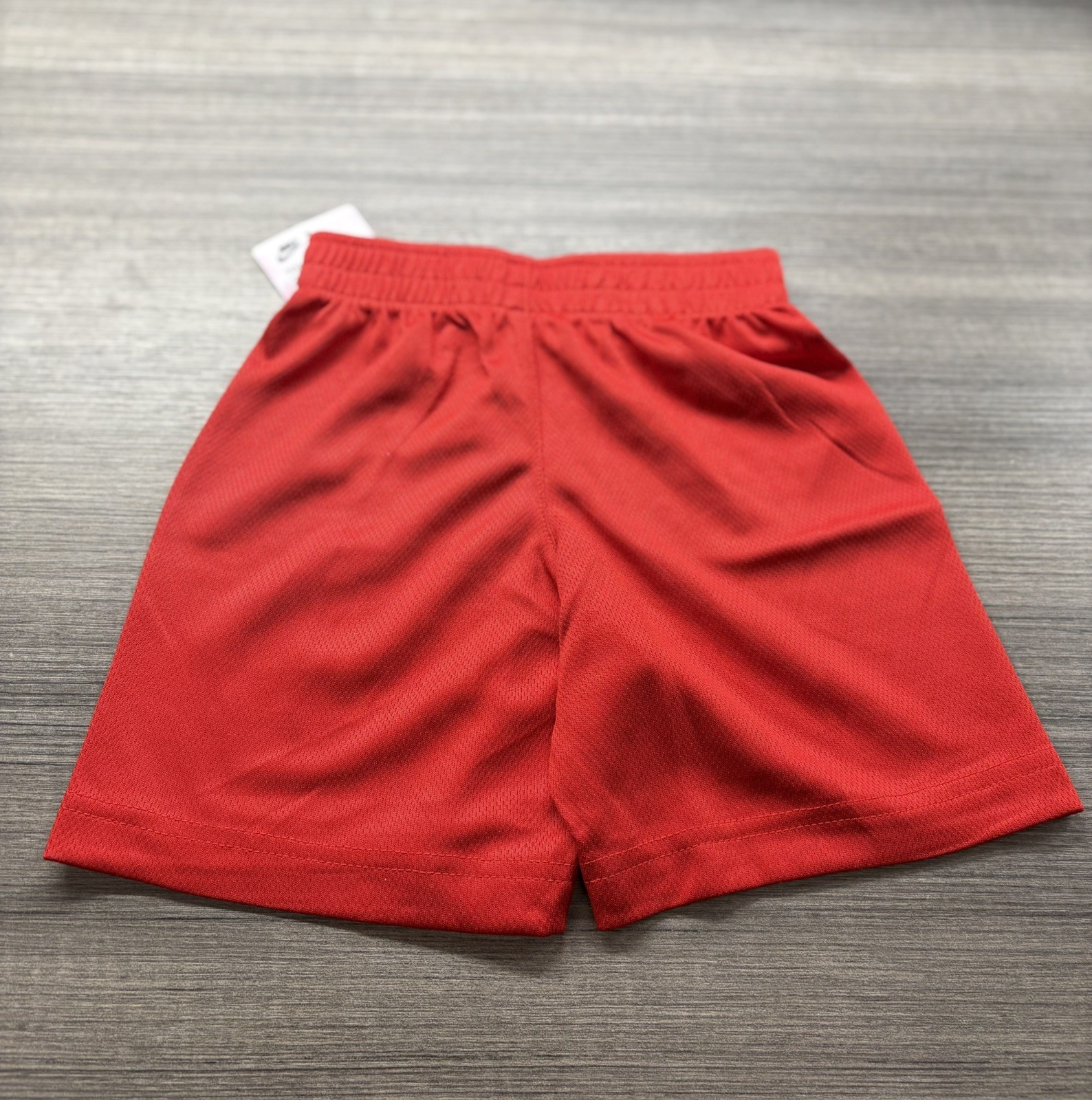Toddler Boy 4T Nike Dri-Fit Shirt & Short 2 Piece Set Red Blue White Swoosh -NEW