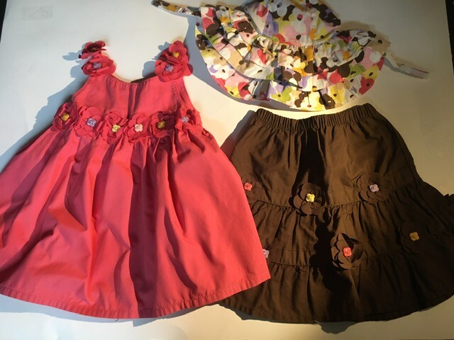 Gymboree Glamour Safari dress maxi skirt chin strap hat lot bundle set 3-6 EUC