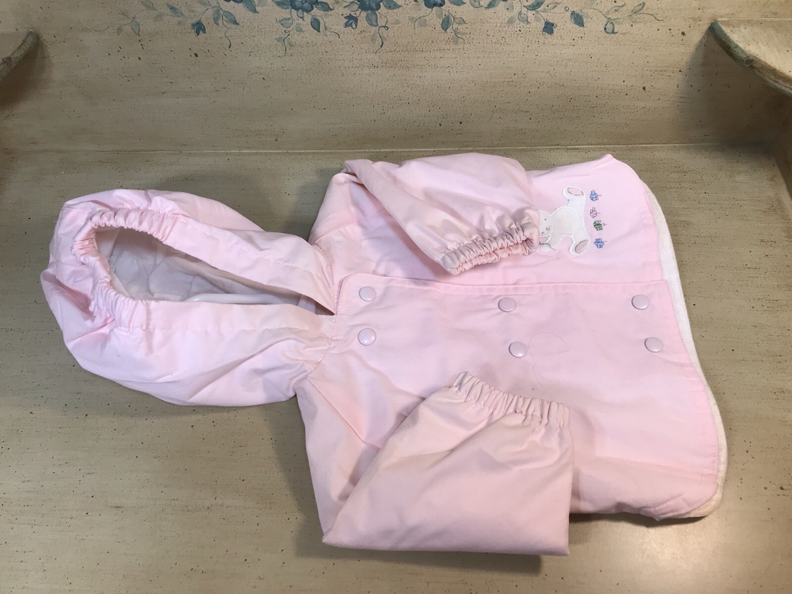 Carter’s Infant Baby Girl Pink Spring Jacket Coat W/ Hood 3-6 Months