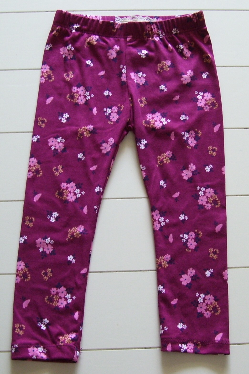 Btween Girls 3 Pc Unicorn Floral LS Shirt Leggings Headband Outfit 2T