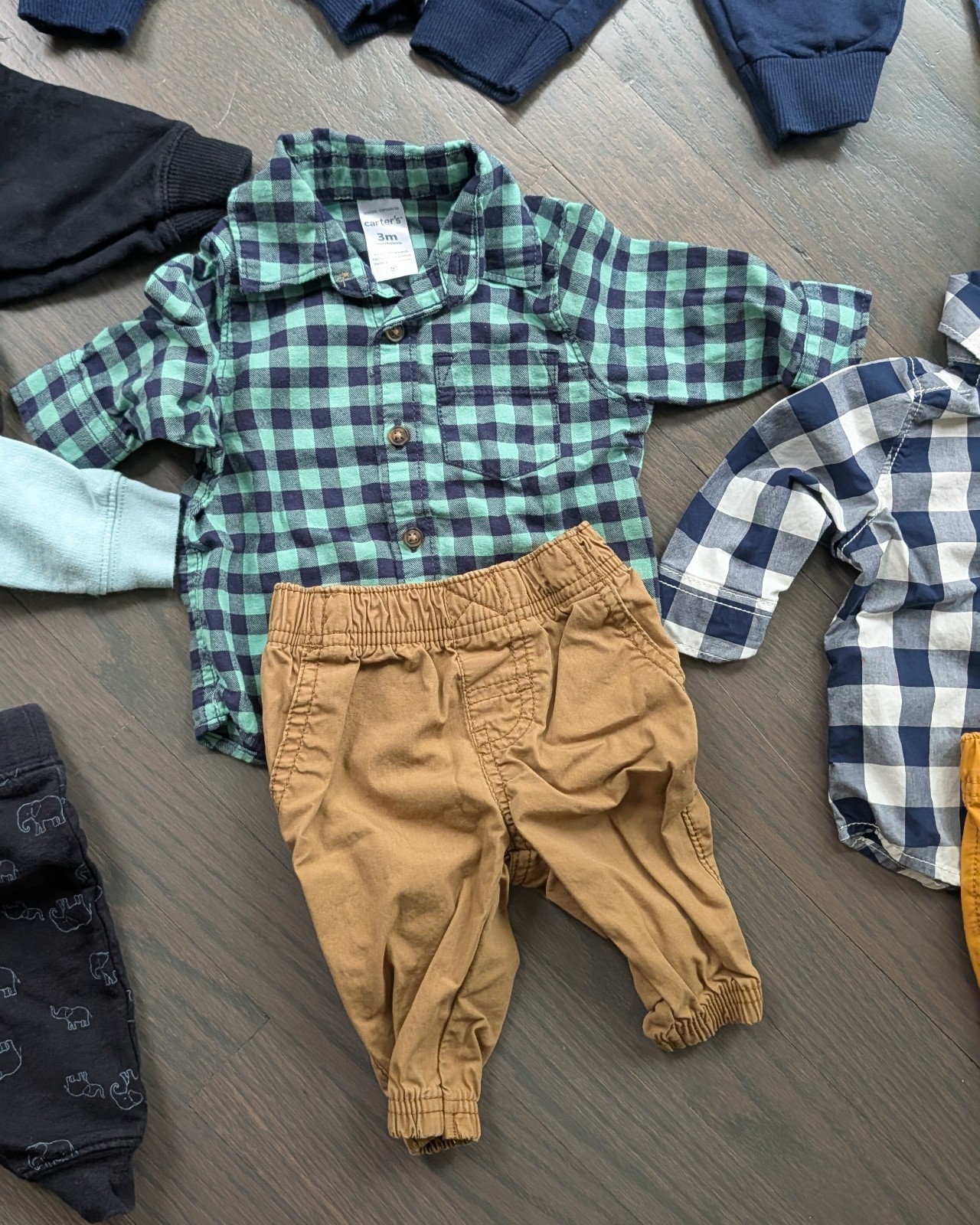 Baby Boy Clothes Bundle – Size 3 Months – Carter’s & Just One You – 14 Pieces