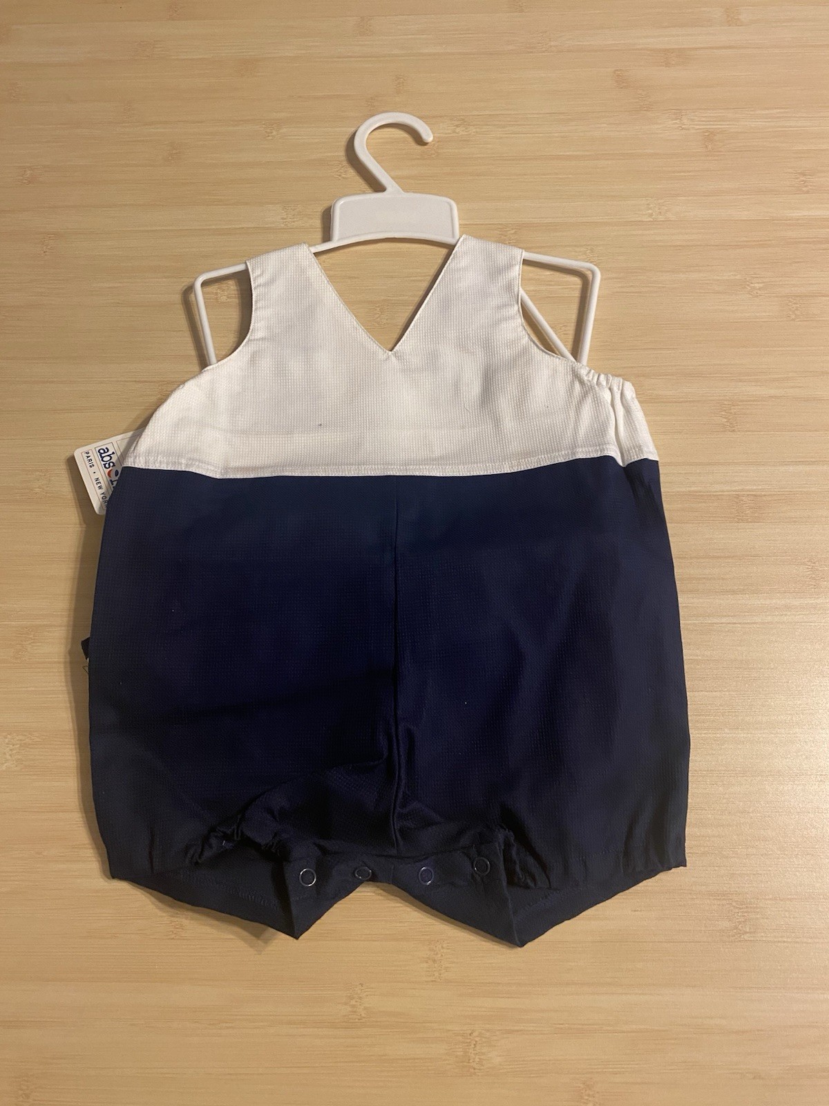 Baby Boy Clothes New Absorba Vintage 6 Month Sail Boat Nautical Romper Hat Set