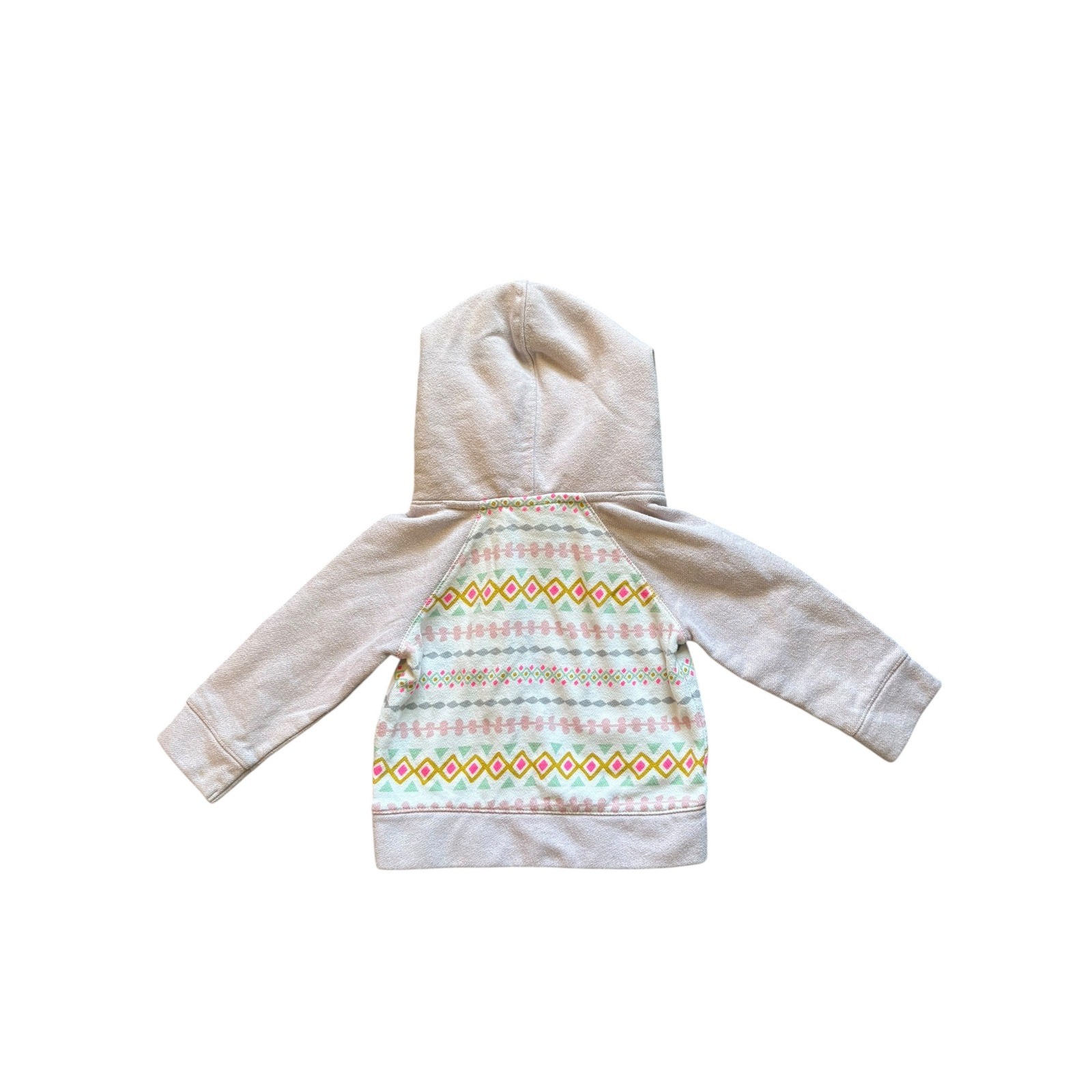 Cat & Jack Baby Girl 12M Sherpa Lined Hoodie Sweatshirt Pants Set Aztec Print