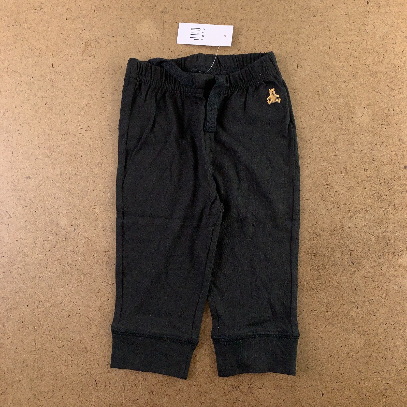 Baby Gap Size 6-12 Months Navy/Gray Long Sleeve Bodysuits Black Joggers NWT