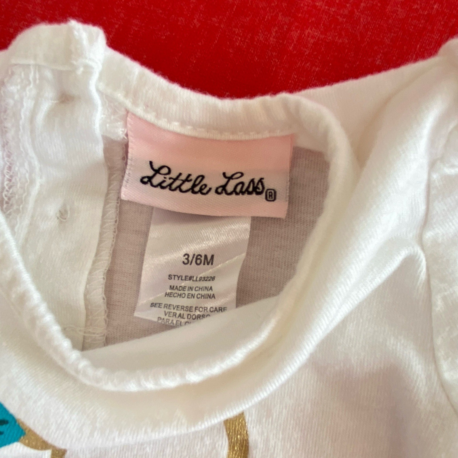 Gold Heart Themed Outfit for Size 3 Mo Little Lass Top + Carter’s Tutu Leggings
