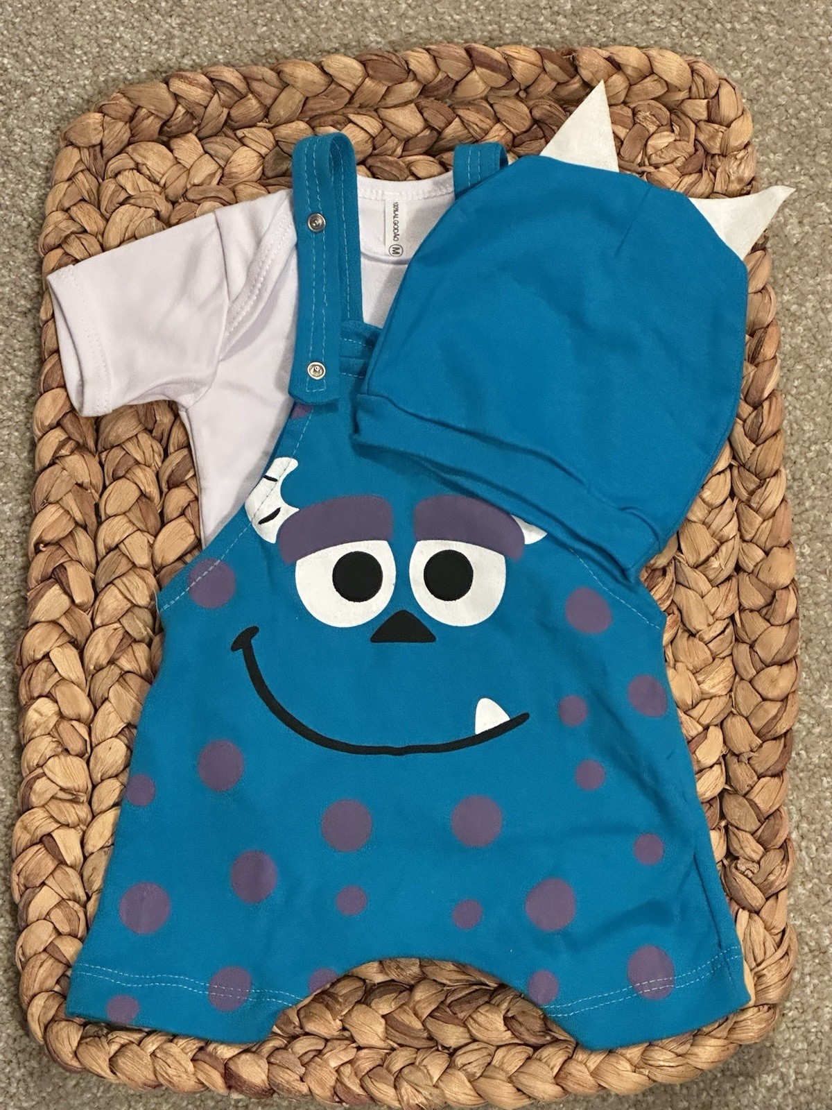 Baby Sulley Jumpsuit + Cap Kit 3 Pieces- M