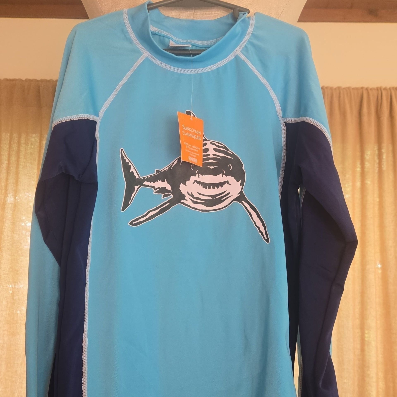 NWT – GYMBOREE – Swim shirt long – Size 10 – Blue