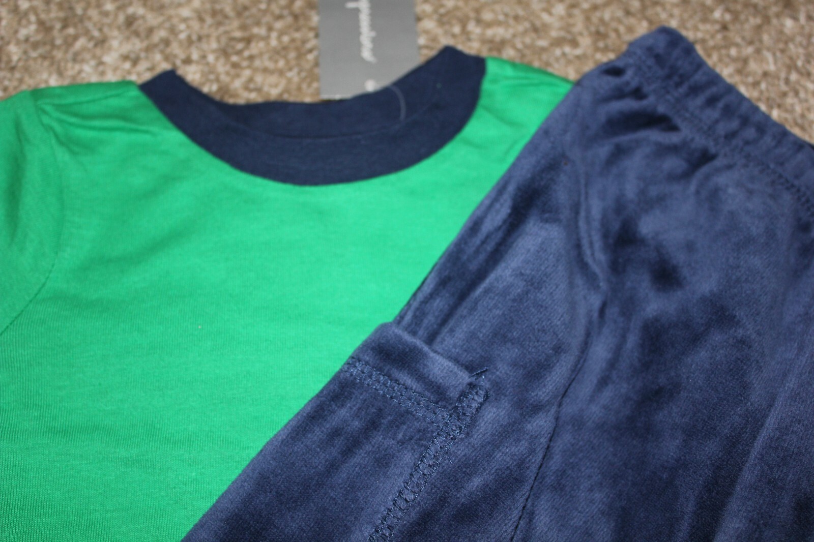 First Impressions Dinosaur Green Velour Outfit Boy Set 3 6 9 12 18 24 months NWT