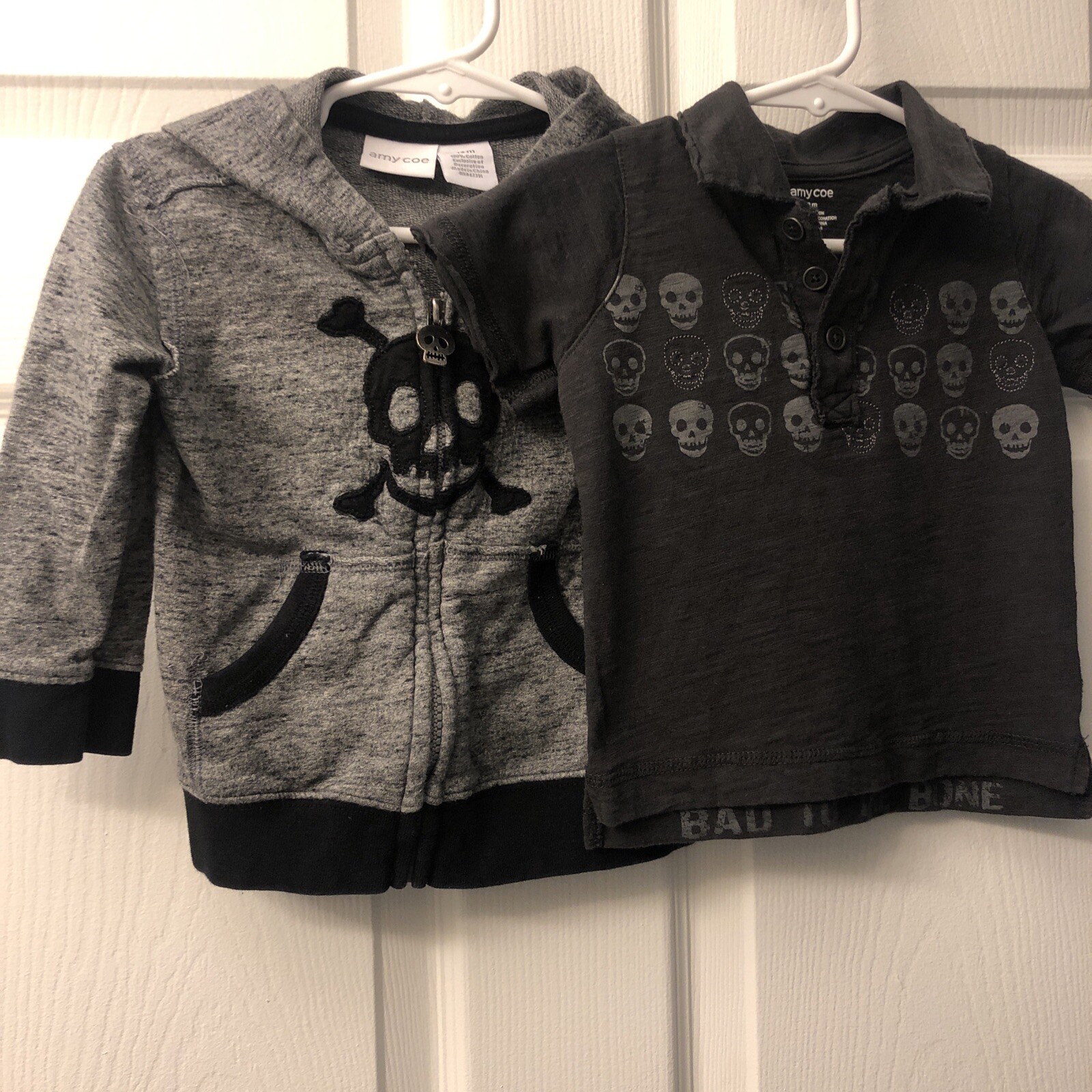 Amy Coe infant hoodie and shirt set. sz 12 months