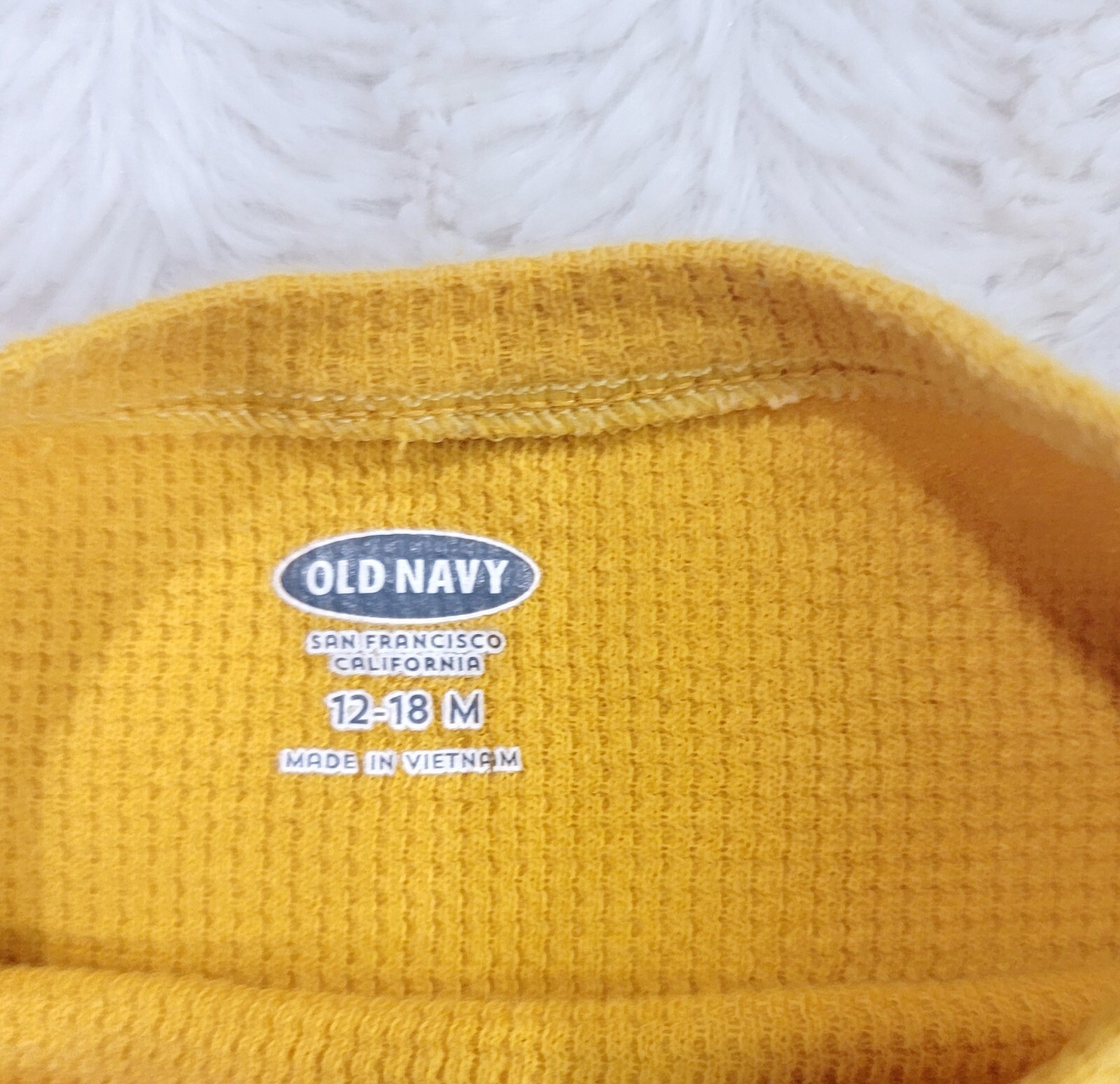 Cat&Jack 18m Sweat Suit Bottoms & Oversized Top Pink/Maroon+Gold Waffle Knit Top