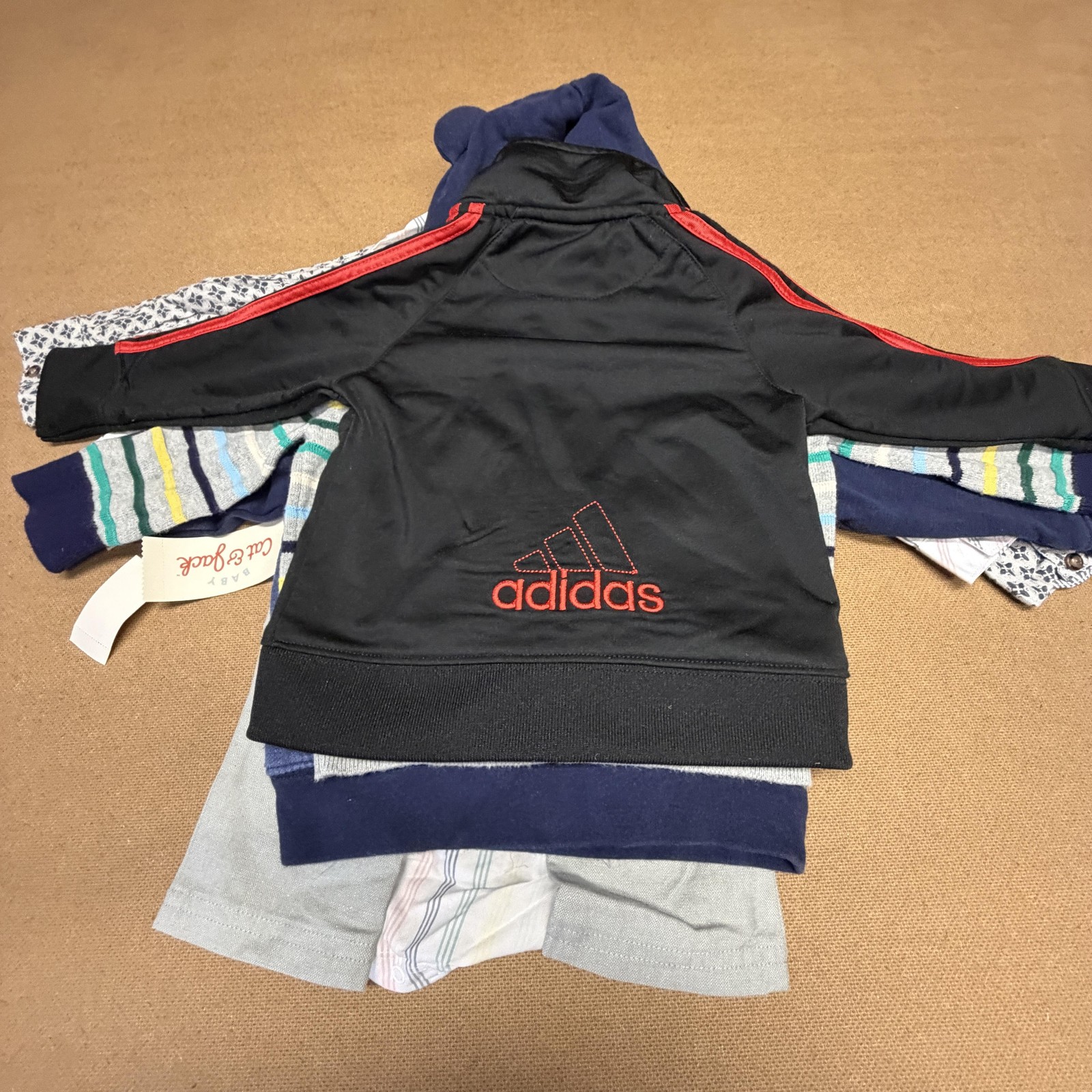 Cat & Jack Adidas Gymboree Boys 12-18M Lot 8 Piece Sweater Pants Hoodie Dressy