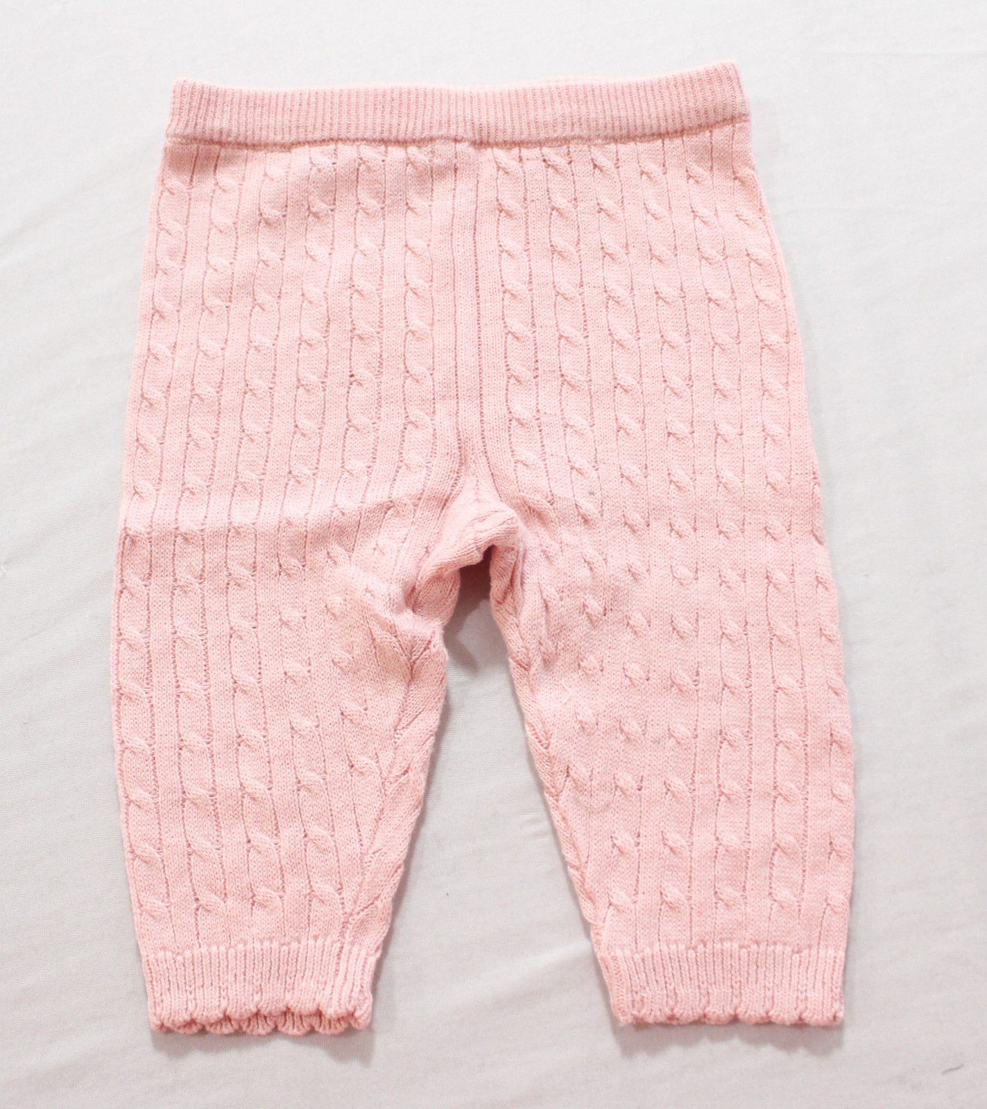 The Children’s Place Girl’s Cable Knit Sweater 2-Piece Set EH6 Pink Size 0-3M