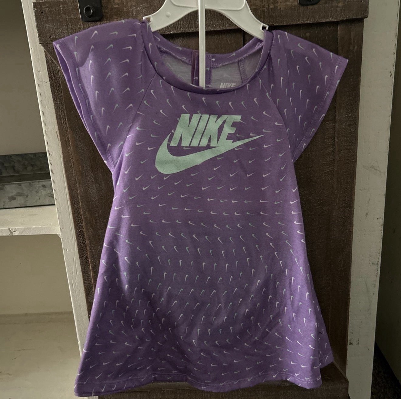 Nike 2 Piece Set 18 Months Purple And Teal. NWT