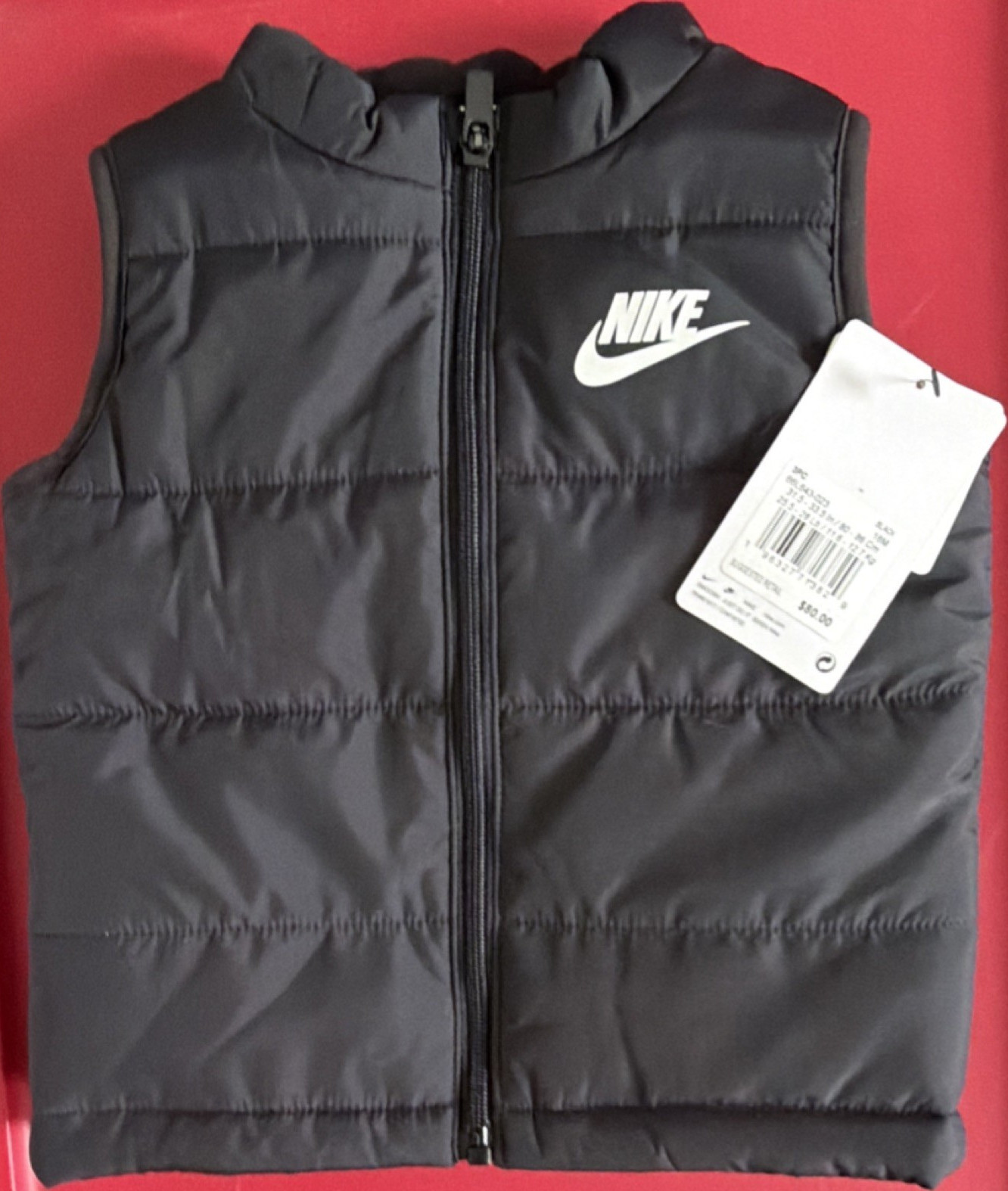 Nike 18M Black Gray Jacket Shirt Pants Set Unisex Baby Toddler Outfit